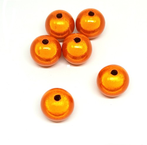 Orange round acrylic - 3d,