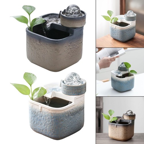 Tabletop fountain indoor - tabletop,