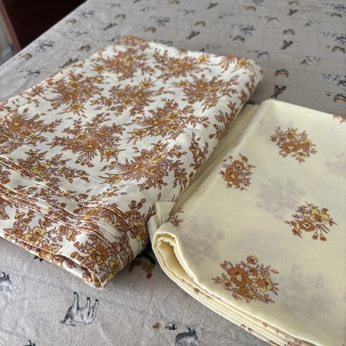 Vintage floral yellow - vintage,