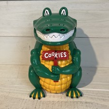 Vintage Alligator Cookie Jar