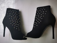 Sequin Black Stilleto Heel