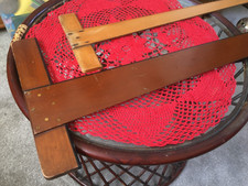 VINTAGE PAIR OF WOODEN RULERS FOR ARCHITECTS DRAWING BOARD L.113cm/66cm