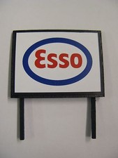 Esso model railway - model, billboard