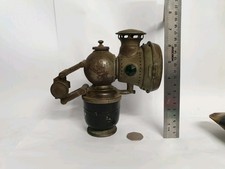 Lucas 318 Calcia King Acetylene Bicycle Lamp Good Condition 18cm 665g