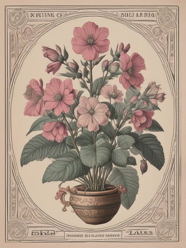 Vintage botanical - botanical,