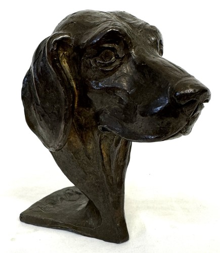 Antique bronze bust a - of,