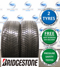 X2 PW 225/55R17 225 55 17 BRIDGESTONE 97H M+S WINTER RUN FLAT TYRES *6.2MM(330S)