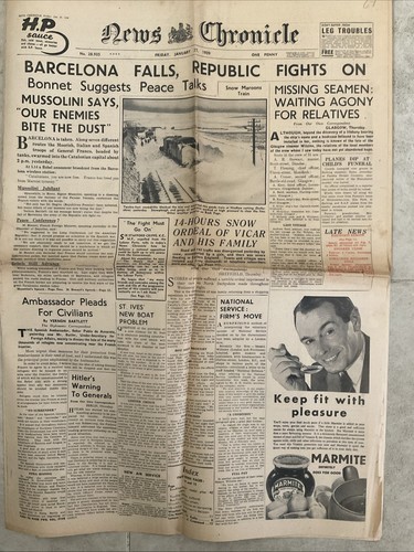 News chronicle 27th january - chronicle,