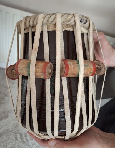 Banaras tabla and 4in high - and, 1/4in