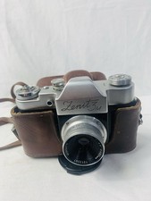Zenit 3M SLR Film Camera Soviet Union 1960 Vintage Needs New Battery