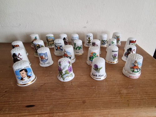 Scottish themed thimbles - 24,
