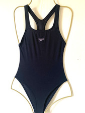 Girls Navy SPEEDO Racing Back