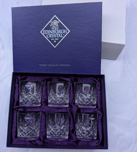 Set edinburgh crystal - of,