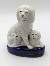 Vintage Staffordshire Poodle