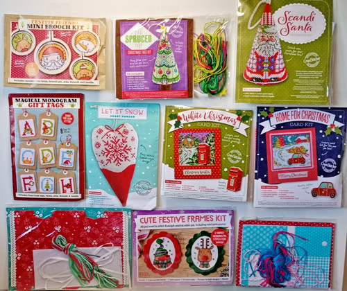 Christmas cross stitch kits - christmas,