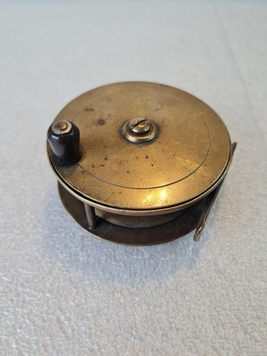 Antique brass fishing - brass,