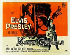 Home Wall Art Print - Vintage Movie Film Poster - KING CREOLE ELVIS- A4,A3,A2,A1