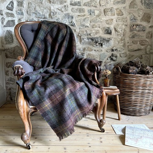 Harris tweed oakwoods tartan - harris,