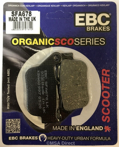 Sfa678 ebc rear brake - rear,