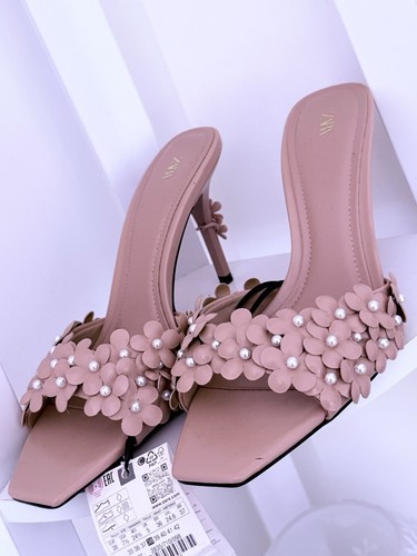 Woman zara beige - beige, floral