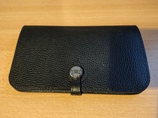 Hermes Dogon Wallet in Black