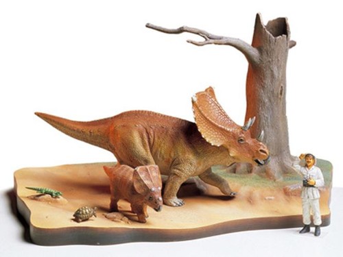 Tamiya chasmosaurus diorama - tamiya,