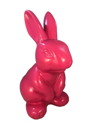 Modern resin rabbit statue - modern,
