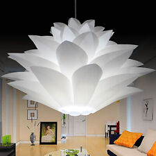 50CM DIY White Modern Lotus Pendants Light Shade Ceiling Lampshade Home Decor UK