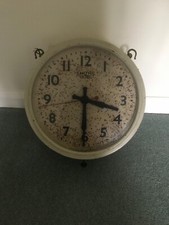 Train station Smiths sectric double sided clock requires restoration.