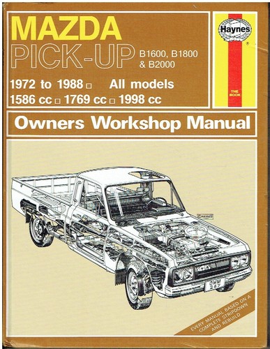 Mazda b1600 b1800 - mazda, b2000