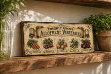 Allotment sign fresh