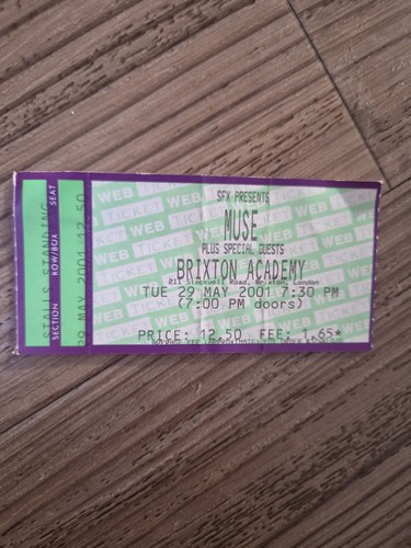 Muse brixton academy - 2001, used