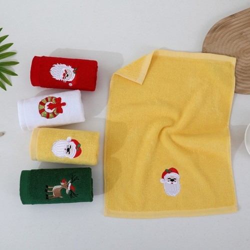 4pcs embroidered christmas - embroidered,