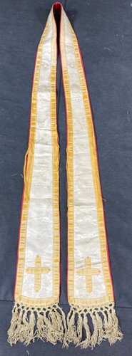 Vintage silk floral brocade - silk,