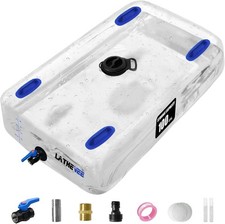 Water Storage Bladder, 100 Gallon Portable Water Tank, Transparent and Foldable
