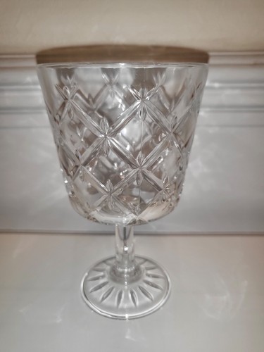 Vintage cut glass - cut,