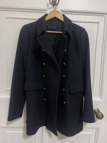 Zara wool blend navy - zara,