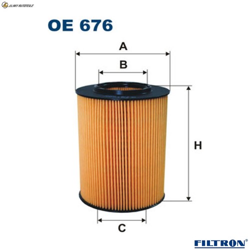Oil filter 676 for daf - for,