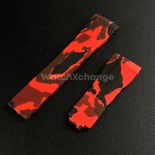 Red Camo Rubber Strap Rolex