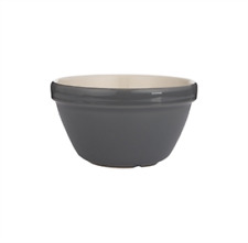 Grey Pudding Bowl Medium 16cm Pudding Basin Mason Cash 900ml  1 1/2 Pint S36