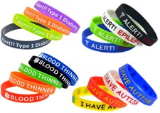 Pack silicone bracelets - 4,