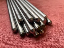 2pcs Titanium Ti-6Al-4V Grade 5 10mm round bar 240mm/9.5" long cheap offcuts