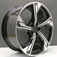 AUDI A4 S4 B9 19" DIAMOND CUT ALLOY WHEEL RIM S LINE 8.5J 8W0601025EM GENUINE X1