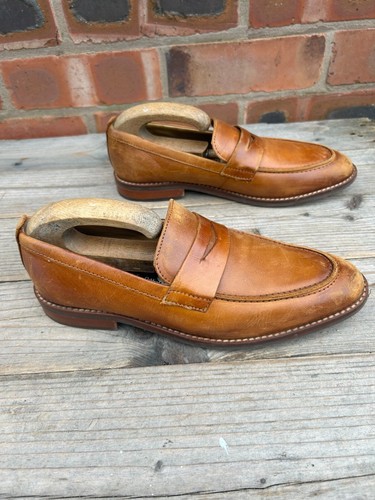 Mens next distressed loafers - mens,