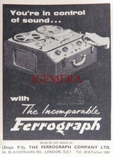 Ferrograph reel tape - ferrograph,