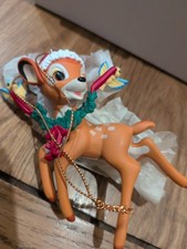 Disney Grolier Collection Christmas Figurine Bambi, Vintage Collectible
