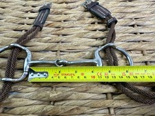 NEW 4 1/4” Cheltenham Running Gag Bit with Jeffries Rope Cheeks