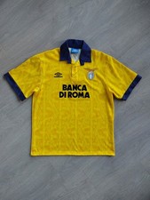 Lazio 1992/94 Away Umbro Original Vintage Calcio Football Shirt Size Mens L