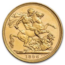 1896-M Australia Gold