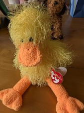 Ty Beanie Babies Punkies Splash Duck 2007